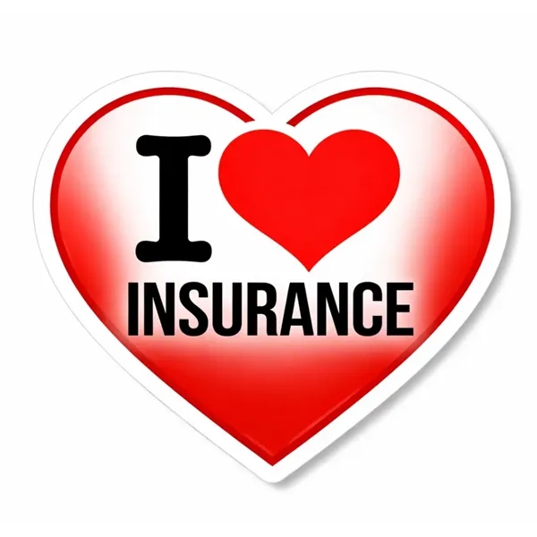 Full Color Heart Shaped Label... from ASI 89971 Stuff A Mug