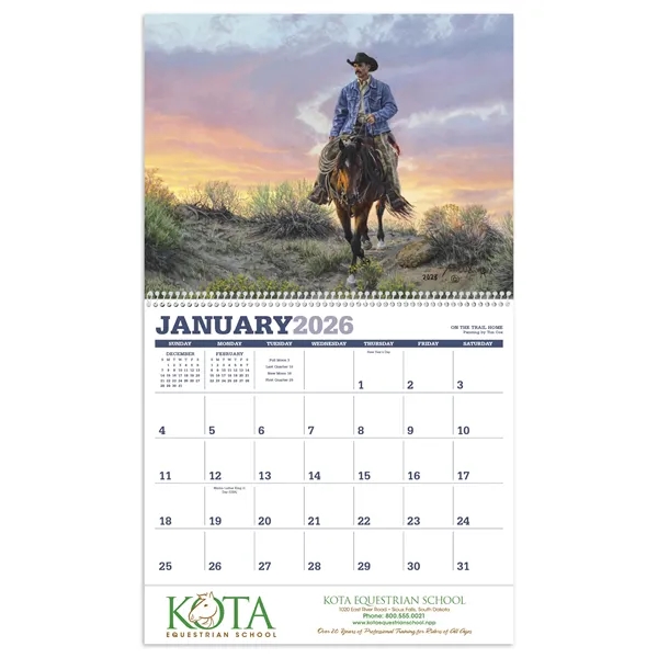 American West by Tim Cox... from ASI 40480 Koozie Group / Norwood Triumph Calendar