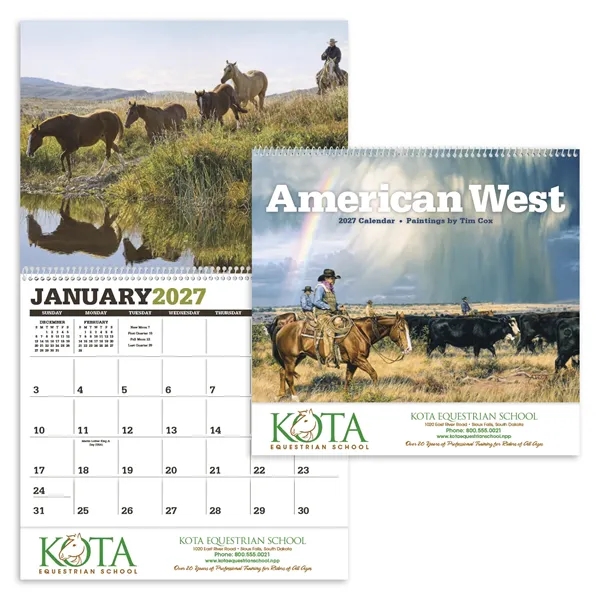 American West by Tim Cox... from ASI 40480 Koozie Group / Norwood Triumph Calendar