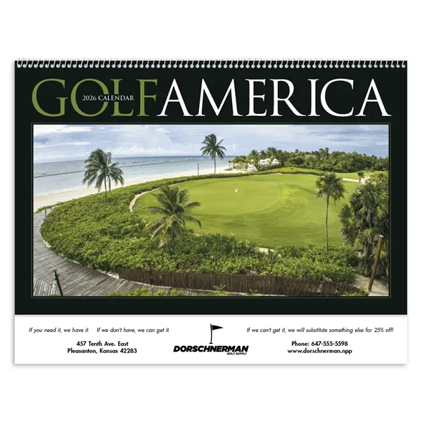 Golf America... from ASI 40480 Koozie Group / Norwood Triumph Calendar