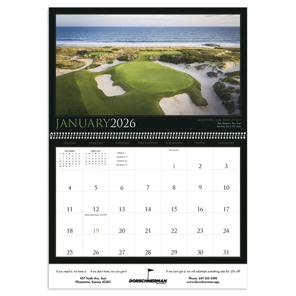 Golf America... from ASI 40480 Koozie Group / Norwood Triumph Calendar