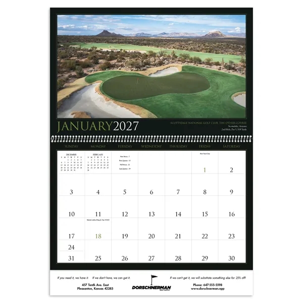 Golf America... from ASI 40480 Koozie Group / Norwood Triumph Calendar