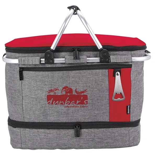Koozie® Collapsible Jumbo Picnic Basket... from ASI 40480 Koozie Group