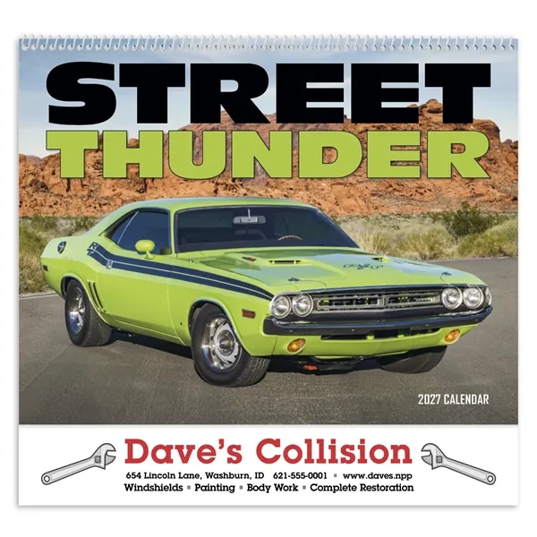 Street Thunder Appointment Calendar - Spiral... from ASI 40480 Koozie Group / HotLine®