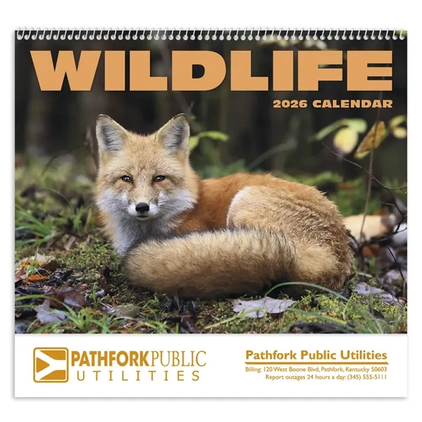 Wildlife Appointment Calendar - Spiral... from ASI 40480 Koozie Group / HotLine®