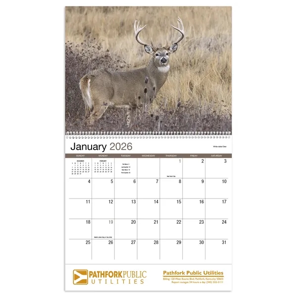 Wildlife Appointment Calendar - Spiral... from ASI 40480 Koozie Group / HotLine®
