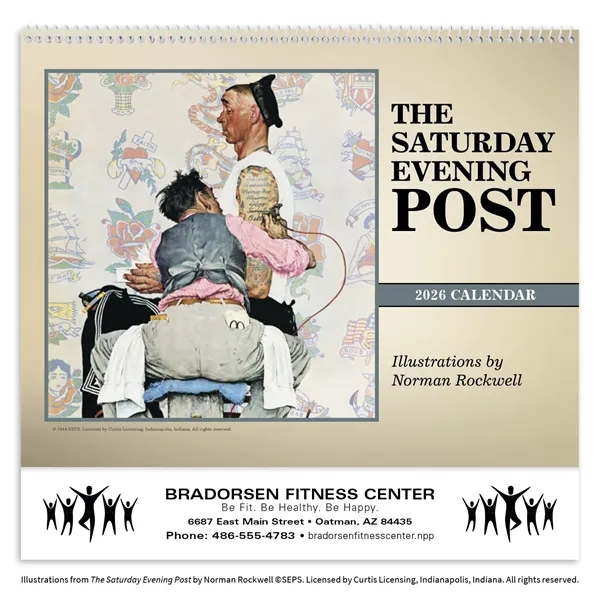 The Saturday Evening Post Deluxe Pocket... from ASI 40480 Koozie Group / Norwood Triumph Calendar