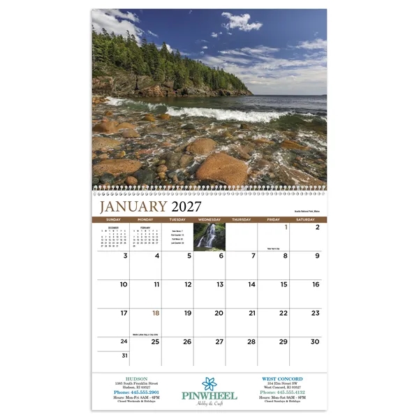 New England Appointment Calendar - Spiral... from ASI 40480 Koozie Group / HotLine®