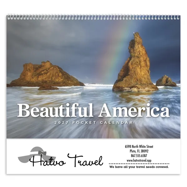 Beautiful America Pocket... from ASI 40480 Koozie Group / Norwood Triumph Calendar