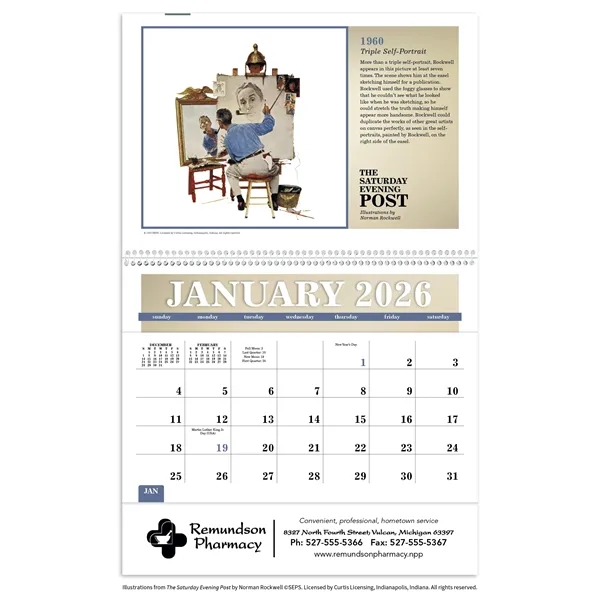 The Saturday Evening Post Pocket... from ASI 40480 Koozie Group / Norwood Triumph Calendar