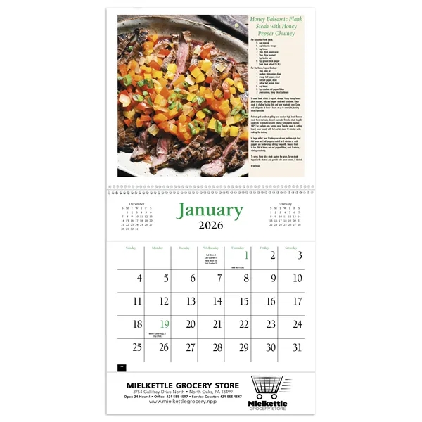 Recipe Pocket Calendar... from ASI 40480 Koozie Group / HotLine®