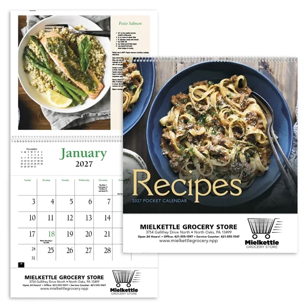 Recipe Pocket Calendar... from ASI 40480 Koozie Group / HotLine®