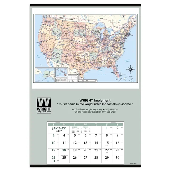 Jumbo Hanger (12-Month)... from ASI 40480 Koozie Group / Norwood Triumph Calendar