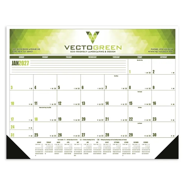 Multi-Color Desk Pad... from ASI 40480 Koozie Group / Norwood Triumph Calendar