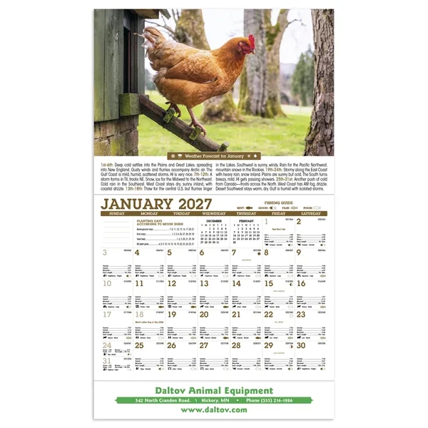 Scenic Almanac... from ASI 40480 Koozie Group / Norwood Triumph Calendar
