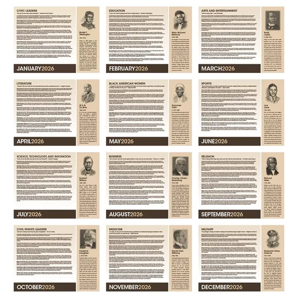 African-American Heritage: Dr. Martin Luther King, Jr.... from ASI 40480 Koozie Group / Norwood Triumph Calendar