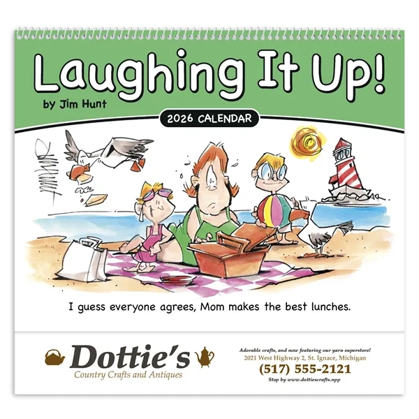 Laughing It Up! - Spiral... from ASI 40480 Koozie Group / Norwood Triumph Calendar