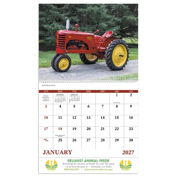 Classic Tractor - Spiral... from ASI 40480 Koozie Group / Norwood Triumph Calendar