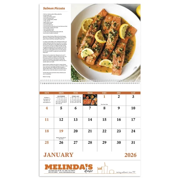 Delicious Dining - Spiral... from ASI 40480 Koozie Group / Norwood Triumph Calendar