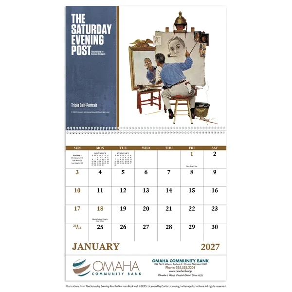 The Saturday Evening Post - Spiral... from ASI 40480 Koozie Group / Norwood Triumph Calendar