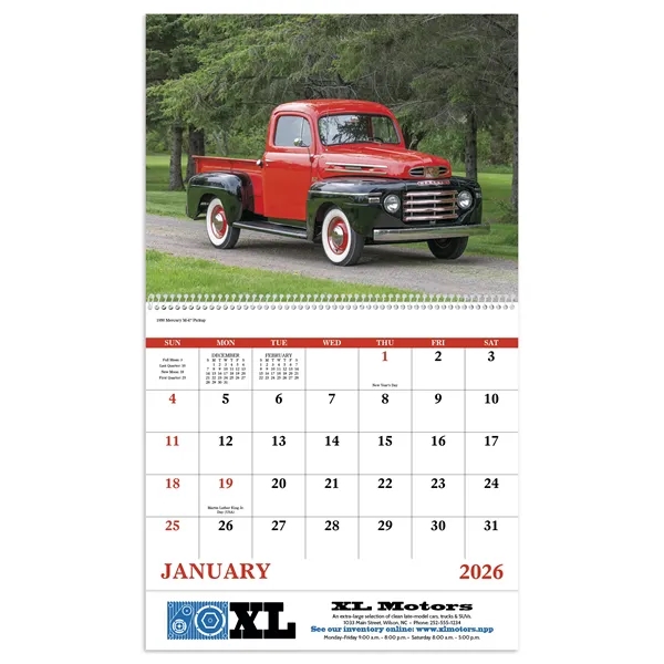 Treasured Trucks - Spiral... from ASI 40480 Koozie Group / Norwood Triumph Calendar