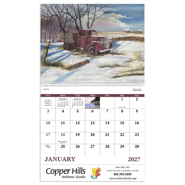 Scenic Memories - Spiral... from ASI 40480 Koozie Group / Norwood Triumph Calendar