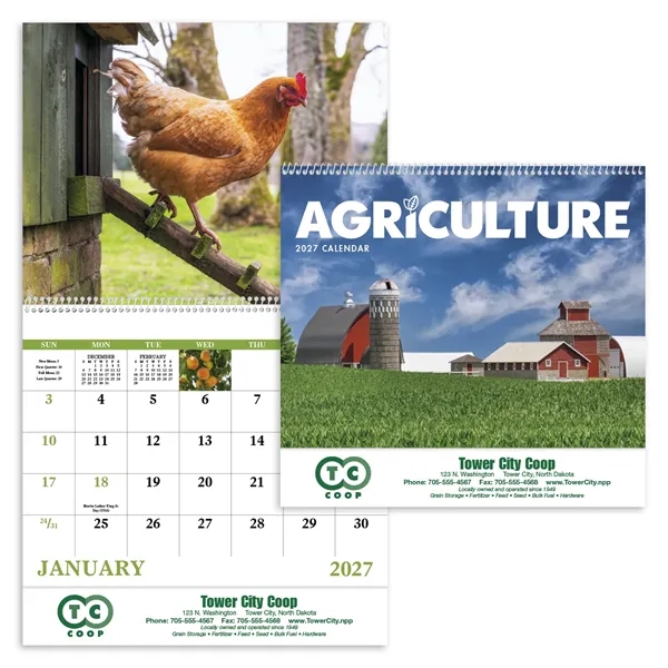 Agriculture - Spiral... from ASI 40480 Koozie Group / Norwood Triumph Calendar