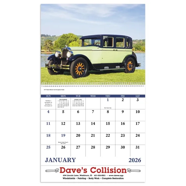 Antique Autos - Spiral... from ASI 40480 Koozie Group / Norwood Triumph Calendar