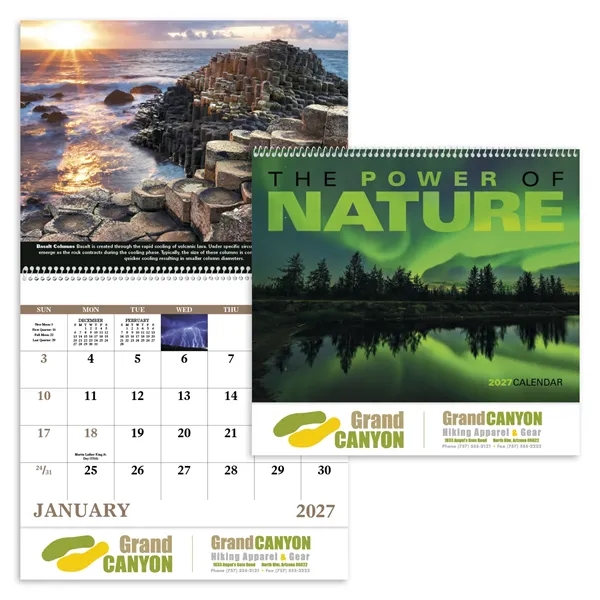 The Power of Nature - Spiral... from ASI 40480 Koozie Group / Norwood Triumph Calendar