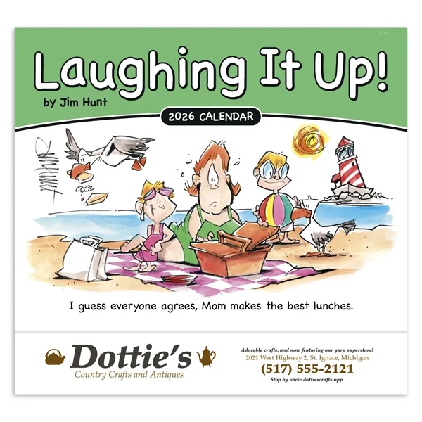 Laughing It Up - Stapled... from ASI 40480 Koozie Group / Norwood Triumph Calendar