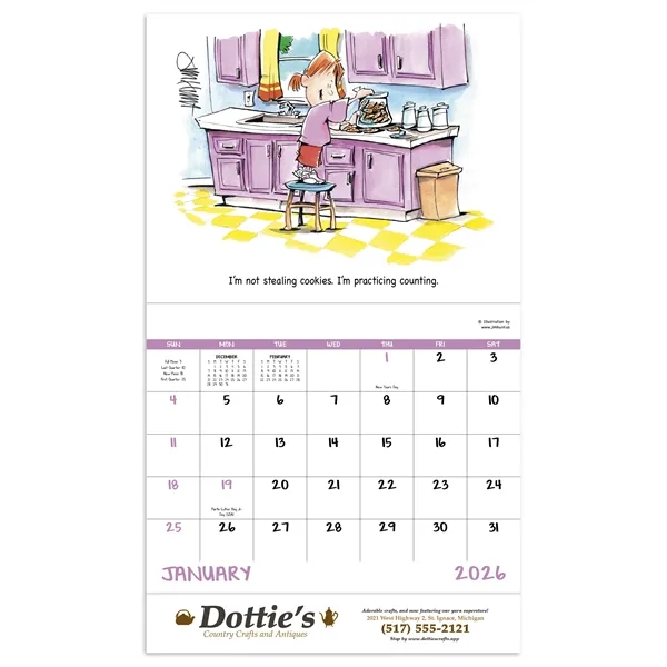 Laughing It Up - Stapled... from ASI 40480 Koozie Group / Norwood Triumph Calendar