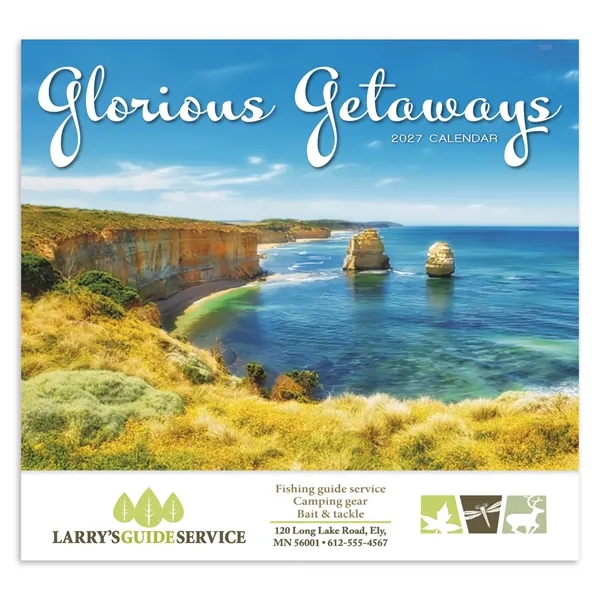 Glorious Getaways - Stapled... from ASI 40480 Koozie Group / Norwood Triumph Calendar