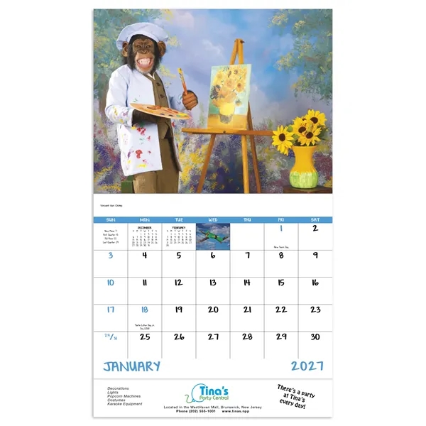 Monkey Mischief - Stapled... from ASI 40480 Koozie Group / Norwood Triumph Calendar