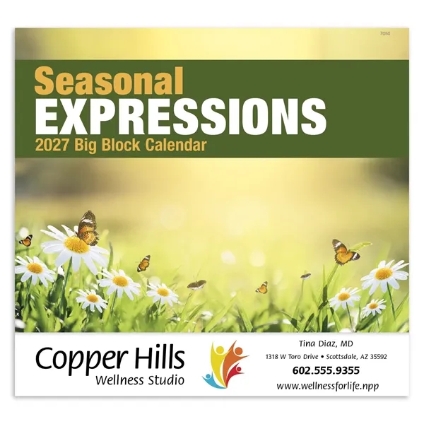 Seasonal Expressions Big Block - Stapled... from ASI 40480 Koozie Group