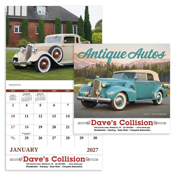 Antique Autos... from ASI 40480 Koozie Group / Norwood Triumph Calendar