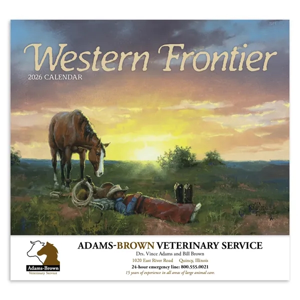 Western Frontier - Stapled... from ASI 40480 Koozie Group / Norwood Triumph Calendar