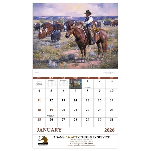 Western Frontier - Stapled... from ASI 40480 Koozie Group / Norwood Triumph Calendar