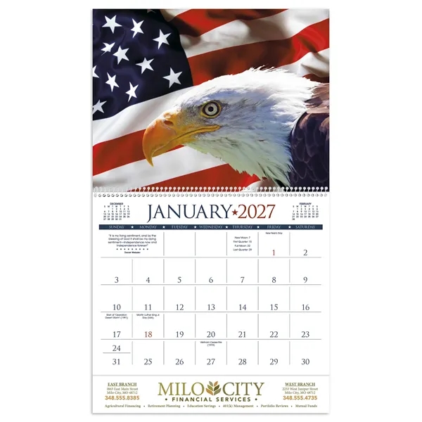 I Love America... from ASI 40480 Koozie Group / Norwood Triumph Calendar