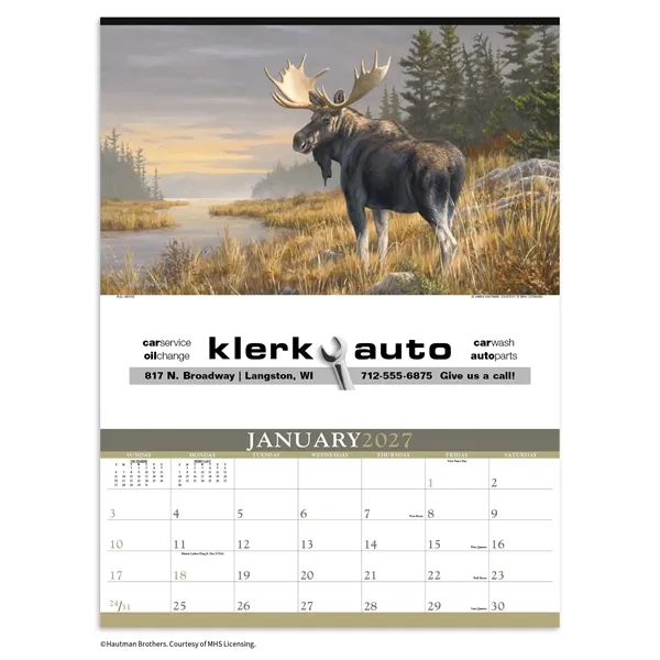 Wildlife Art by the Hautman Brothers... from ASI 40480 Koozie Group / Norwood Triumph Calendar