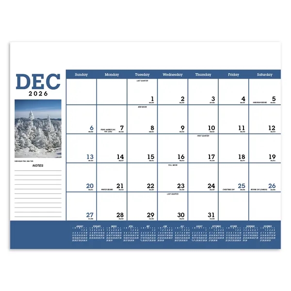 Scenic Desk Pad... from ASI 40480 Koozie Group / Norwood Triumph Calendar