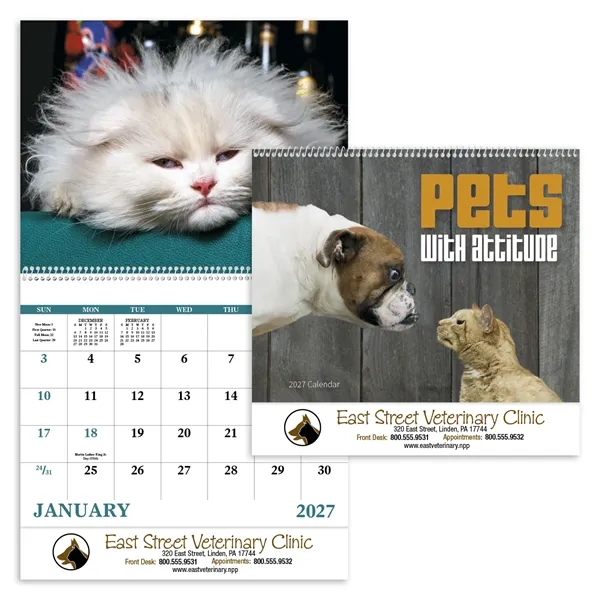 Pets with Attitude - Spiral... from ASI 40480 Koozie Group