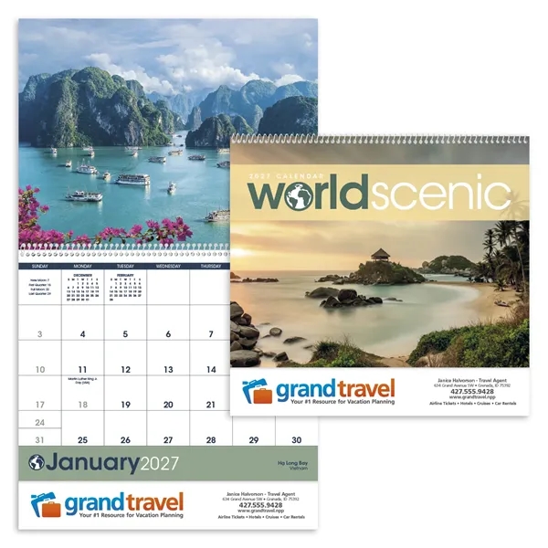 World Scenic... from ASI 40480 Koozie Group / Norwood Triumph Calendar