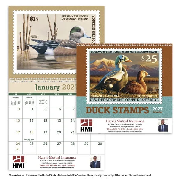 Duck Stamps... from ASI 40480 Koozie Group / Norwood Triumph Calendar