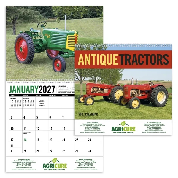 Antique Tractors... from ASI 40480 Koozie Group / Norwood Triumph Calendar