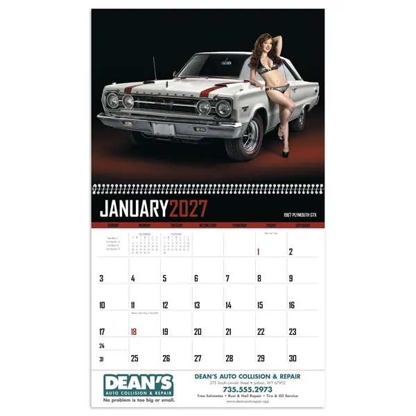 American Muscle... from ASI 40480 Koozie Group / Norwood Triumph Calendar