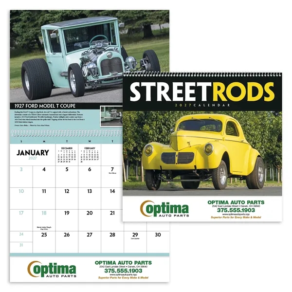 Street Rods... from ASI 40480 Koozie Group / Norwood Triumph Calendar