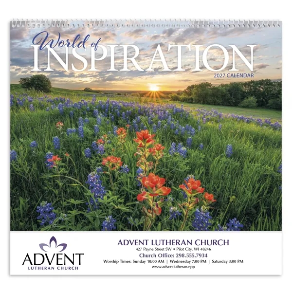 World of Inspiration... from ASI 40480 Koozie Group / Norwood Triumph Calendar