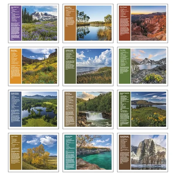 America the Beautiful with Recipes... from ASI 40480 Koozie Group / Norwood Triumph Calendar