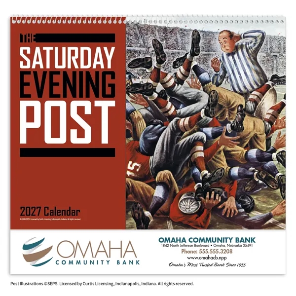 The Saturday Evening Post... from ASI 40480 Koozie Group / Norwood Triumph Calendar