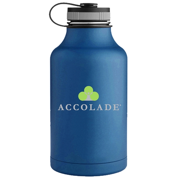 64 oz. matted stainless steel growler with vacuum insulation, wide-mouth opening,... from ASI 39820 Opusline (Benmex) / Opus Line